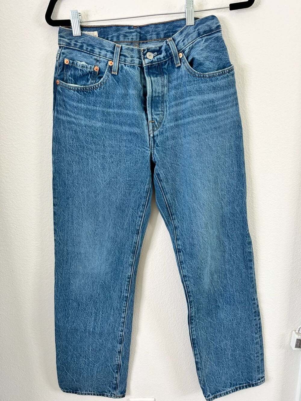Levi's Premium 501 '90s Button Fly High Rise Straight Leg Jeans 26x30